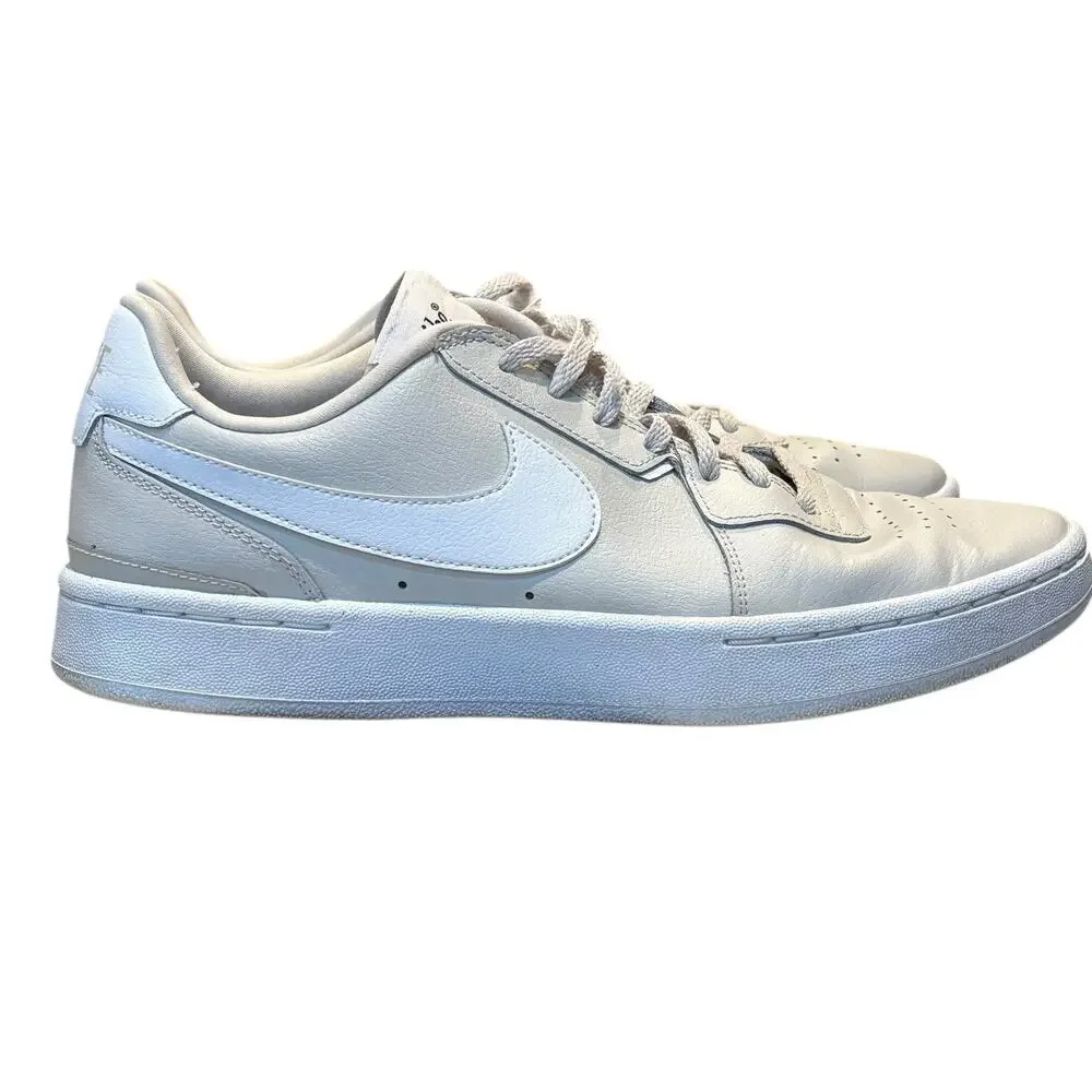 Nike Court Blanc Leather Sneakers Tan White Low Top Women's 9.5 Casual Shoes